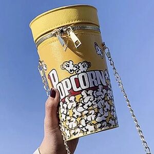 Yellow Popcorn Bucket Bag
